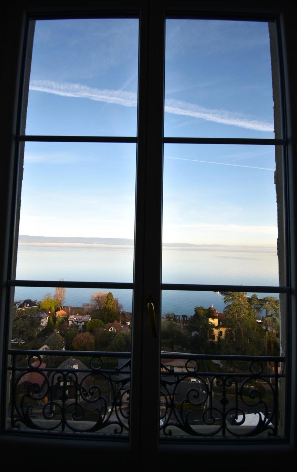 Appartement Avec Vue 180 Sur Le Lac Leman Thonon-les-Bains Zewnętrze zdjęcie