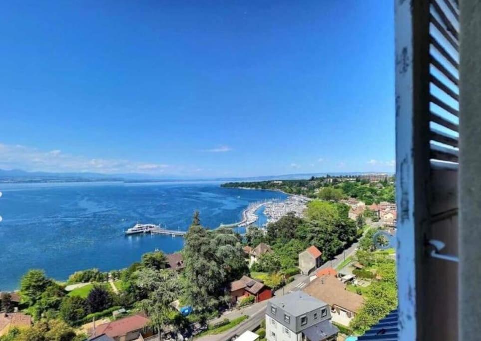 Appartement Avec Vue 180 Sur Le Lac Leman Thonon-les-Bains Zewnętrze zdjęcie
